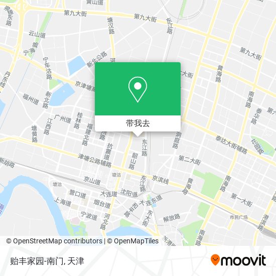 贻丰家园-南门地图
