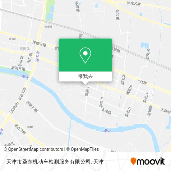 天津市圣东机动车检测服务有限公司地图