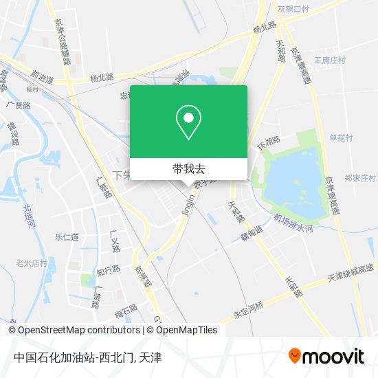 中国石化加油站-西北门地图