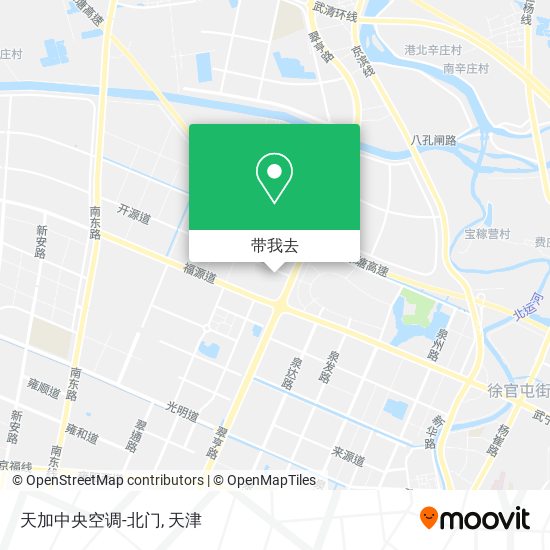 天加中央空调-北门地图