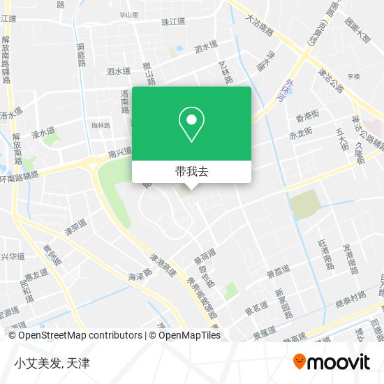 小艾美发地图