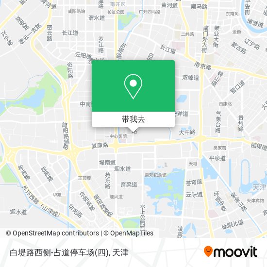 白堤路西侧-占道停车场(四)地图