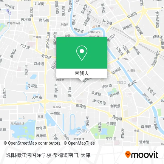 逸阳梅江湾国际学校-常德道南门地图