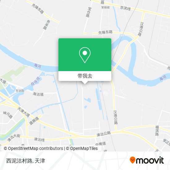 西泥沽村路地图