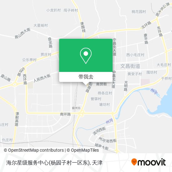 海尔星级服务中心(杨园子村一区东)地图