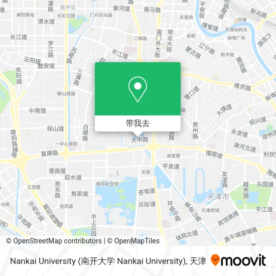 Nankai University (南开大学 Nankai University)地图