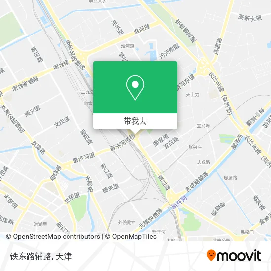 铁东路辅路地图