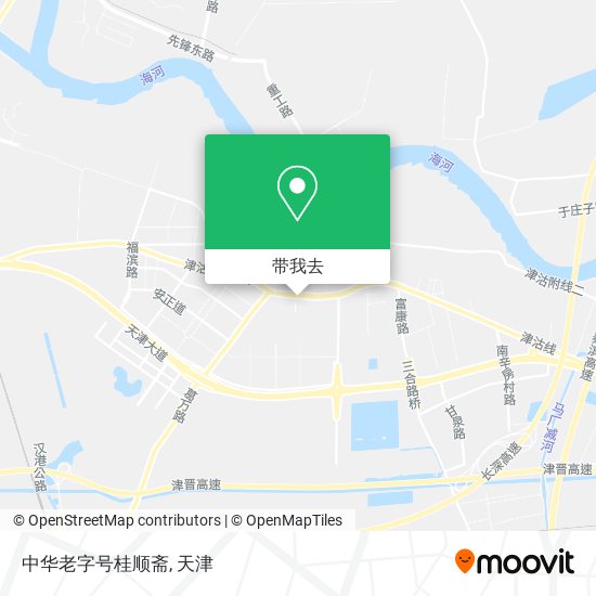 中华老字号桂顺斋地图