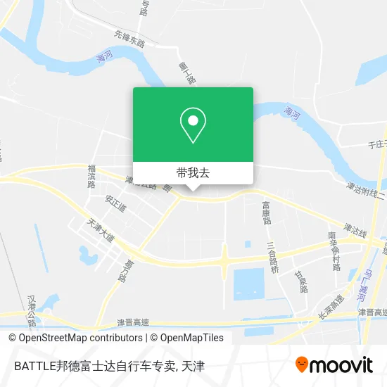 BATTLE邦德富士达自行车专卖地图