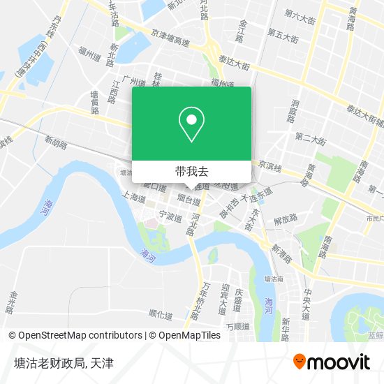 塘沽老财政局地图