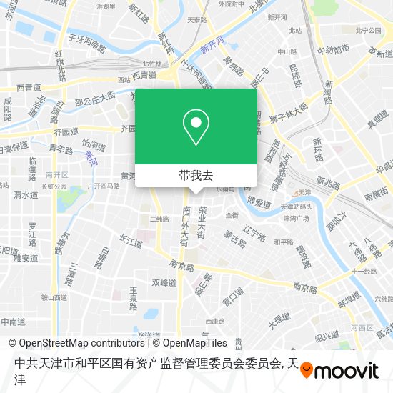 中共天津市和平区国有资产监督管理委员会委员会地图