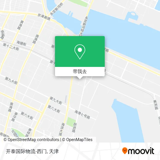 开泰国际物流-西门地图