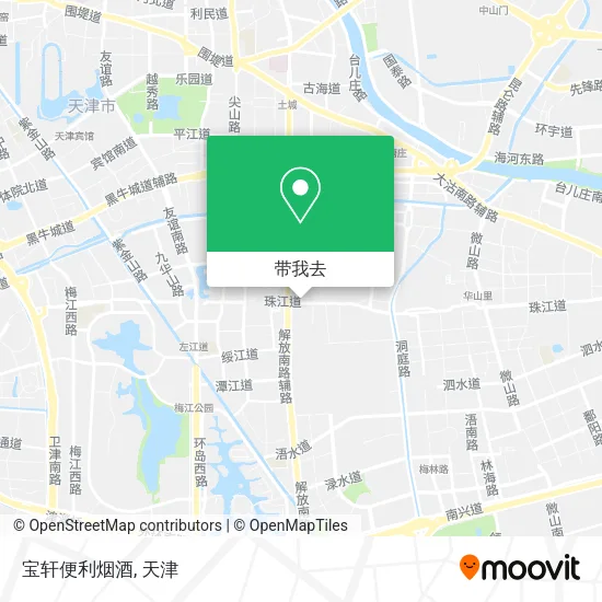 宝轩便利烟酒地图