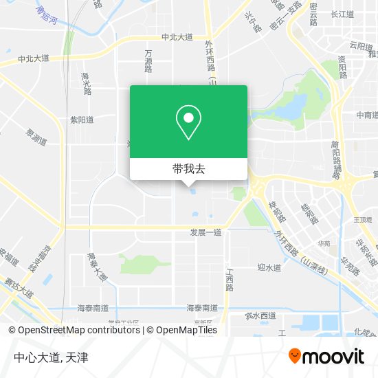 中心大道地图