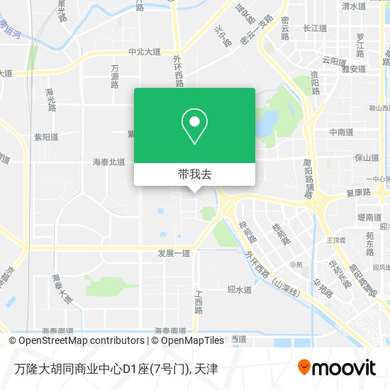 万隆大胡同商业中心D1座(7号门)地图