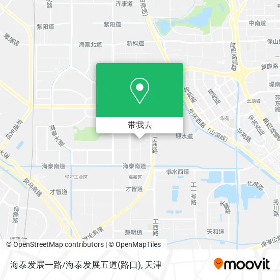 海泰发展一路/海泰发展五道(路口)地图