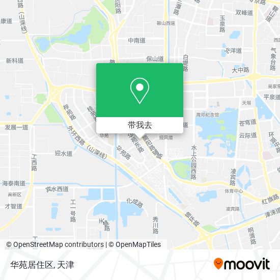 华苑居住区地图