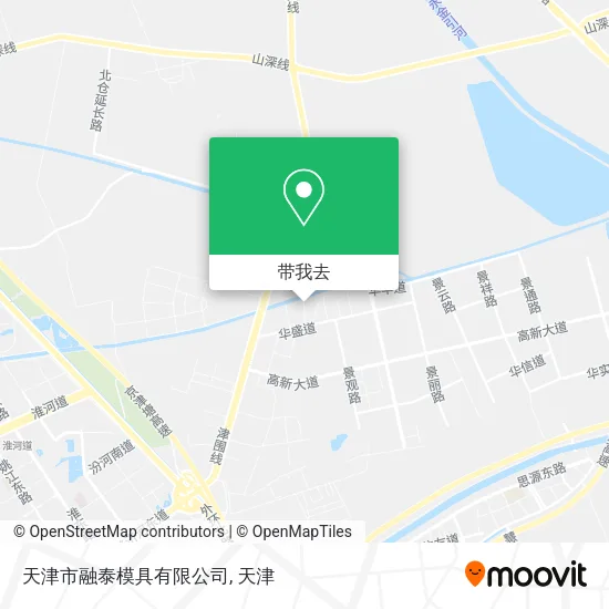 天津市融泰模具有限公司地图