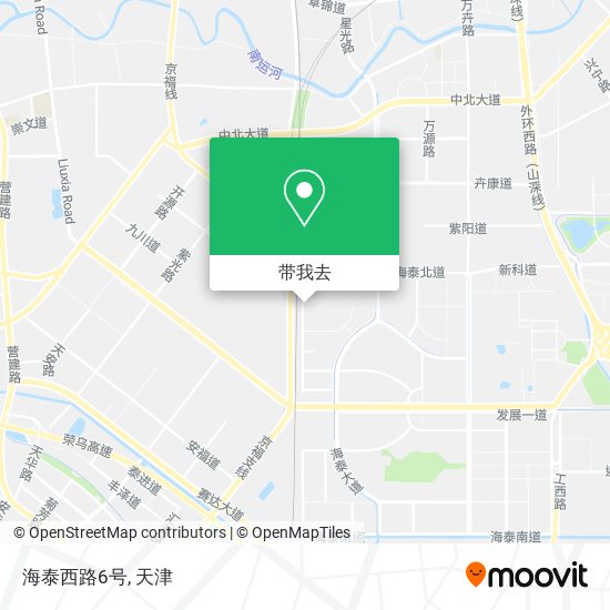 海泰西路6号地图