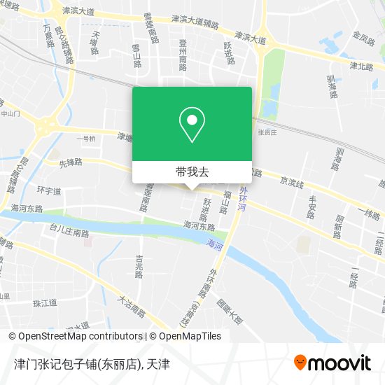 津门张记包子铺(东丽店)地图