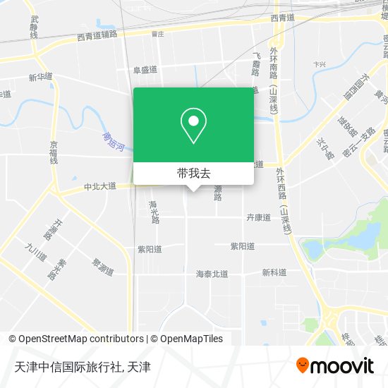 天津中信国际旅行社地图
