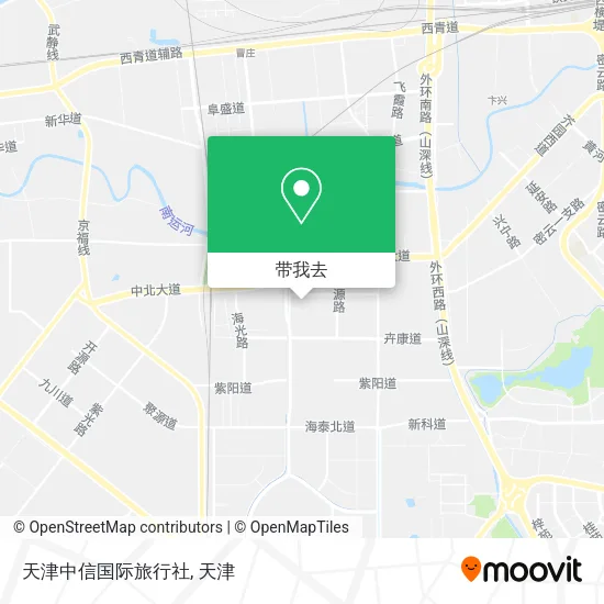 天津中信国际旅行社地图