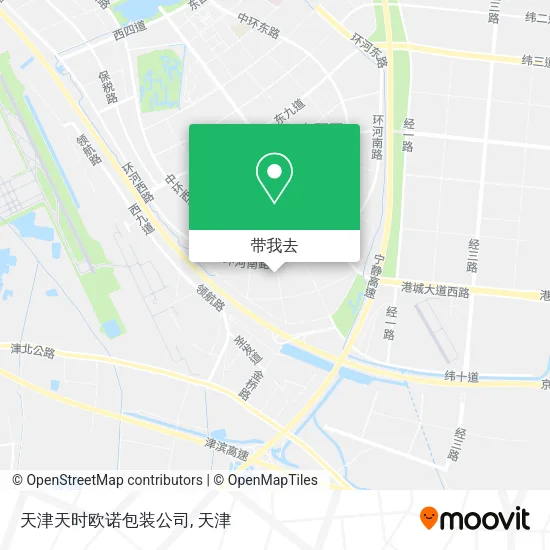 天津天时欧诺包装公司地图