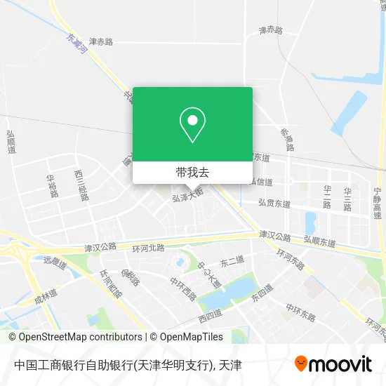 中国工商银行自助银行(天津华明支行)地图
