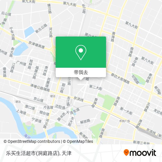 乐买生活超市(洞庭路店)地图