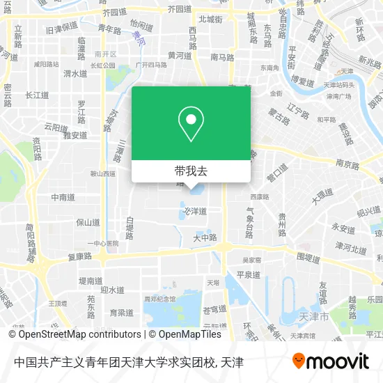 中国共产主义青年团天津大学求实团校地图