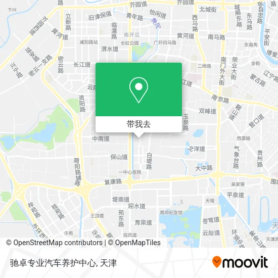 驰卓专业汽车养护中心地图