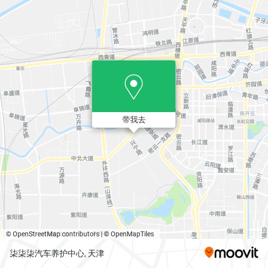 柒柒柒汽车养护中心地图