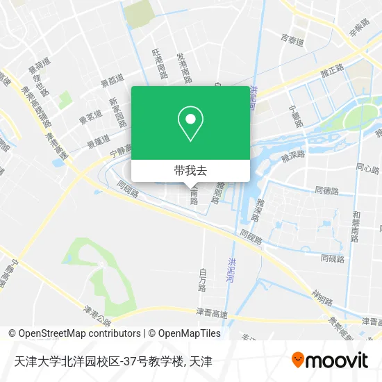 天津大学北洋园校区-37号教学楼地图