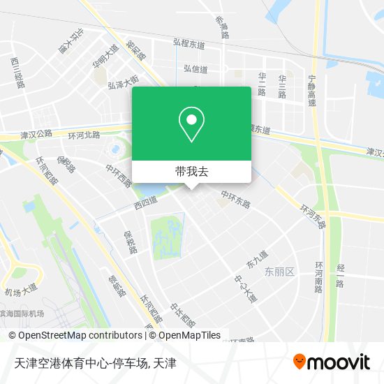 天津空港体育中心-停车场地图