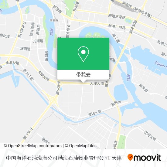 中国海洋石油渤海公司渤海石油物业管理公司地图