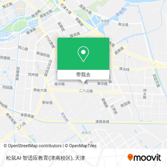 松鼠AI·智适应教育(津南校区)地图