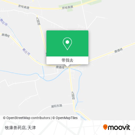 牧康兽药店地图