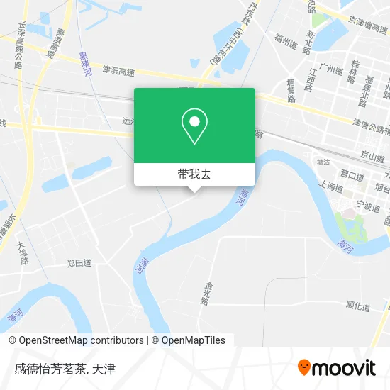 感德怡芳茗茶地图