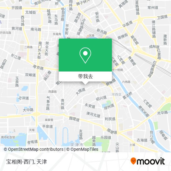 宝相阁-西门地图