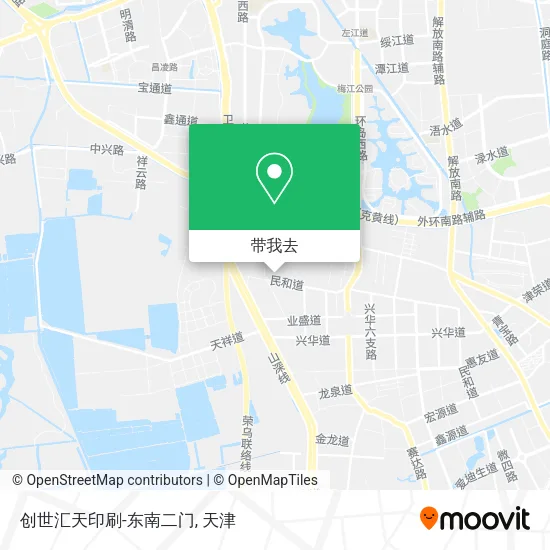 创世汇天印刷-东南二门地图