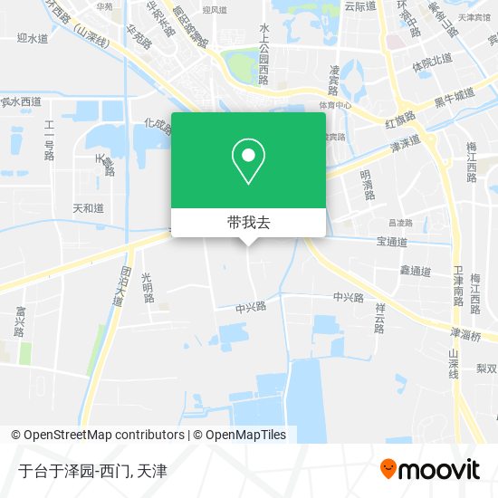 于台于泽园-西门地图