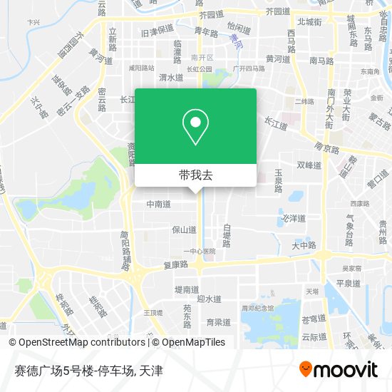 赛德广场5号楼-停车场地图