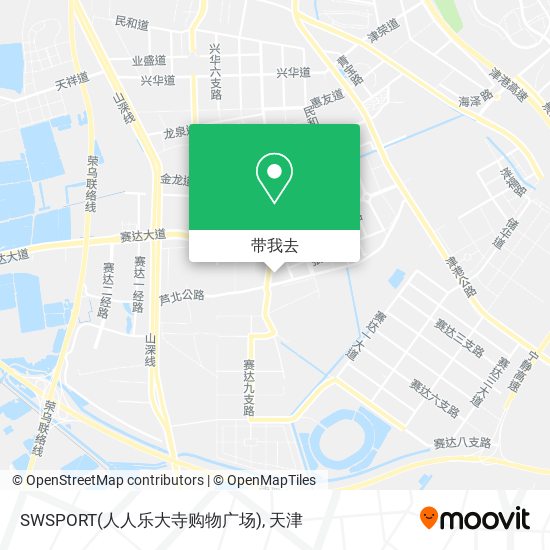 SWSPORT(人人乐大寺购物广场)地图