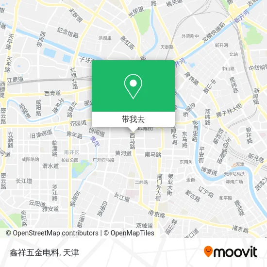 鑫祥五金电料地图