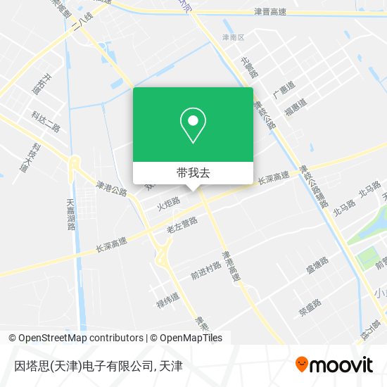 因塔思(天津)电子有限公司地图