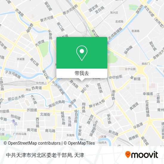 中共天津市河北区委老干部局地图
