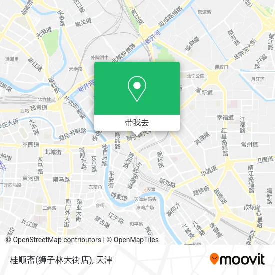 桂顺斋(狮子林大街店)地图