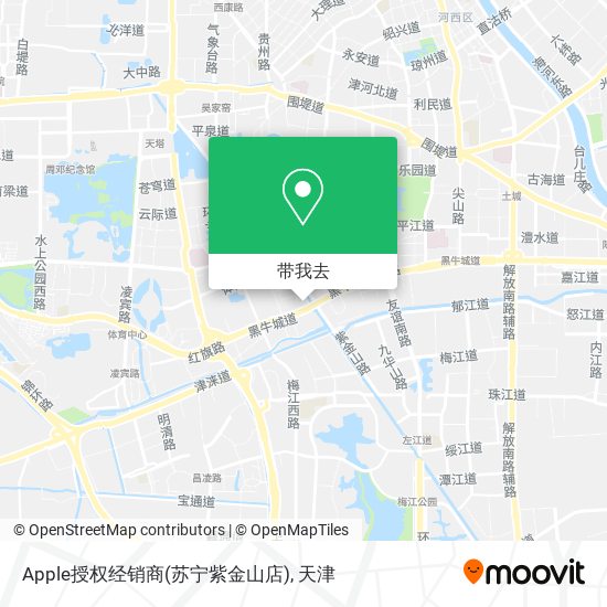 Apple授权经销商(苏宁紫金山店)地图