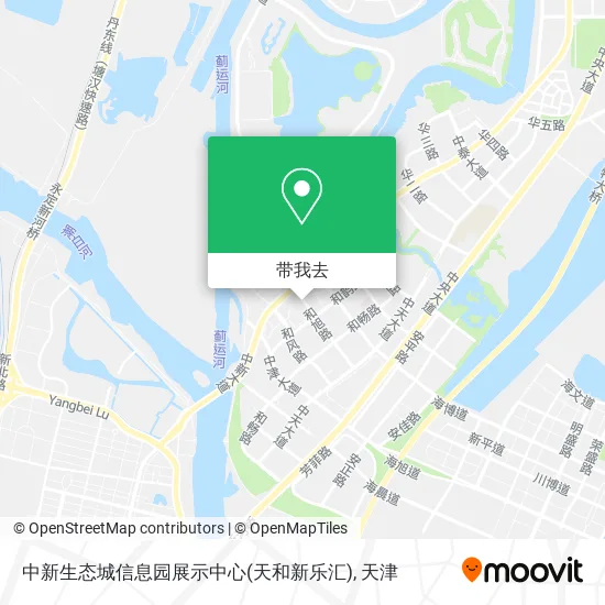 中新生态城信息园展示中心(天和新乐汇)地图