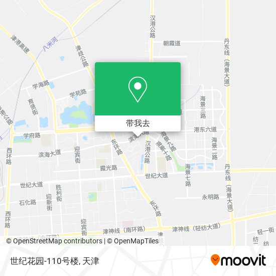 世纪花园-110号楼地图